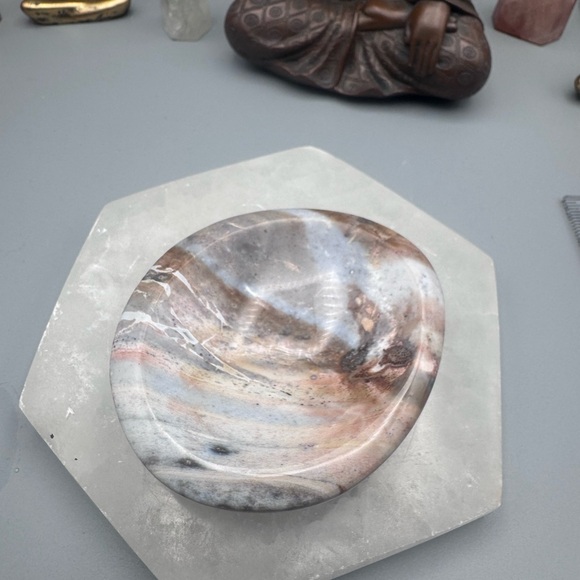 Ocean Jasper Bowl - Ice Cream Ocean Jasper - Picture 4 of 6